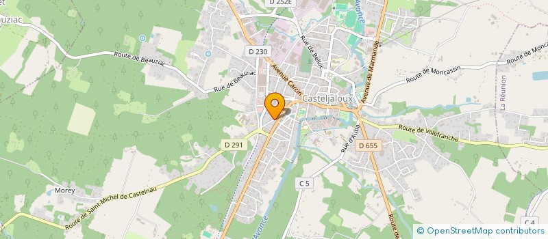 localisation de l'entreprise MONSIEUR BAPTISTE ATTIMONT  CASTELJALOUX