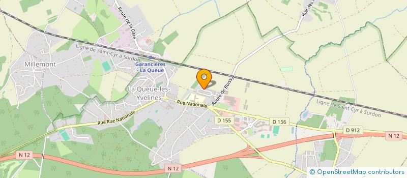 localisation de l'entreprise MONSIEUR BAPTISTE AUBERT  LA QUEUE-LES-YVELINES