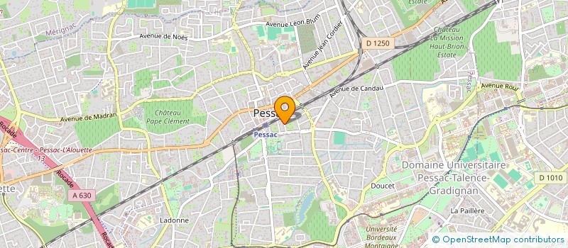 localisation de l'entreprise MONSIEUR BAPTISTE AUDIGER à PESSAC