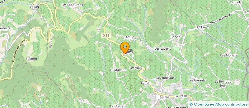localisation de l'entreprise MONSIEUR BAPTISTE AUFRANC à FLEURIE