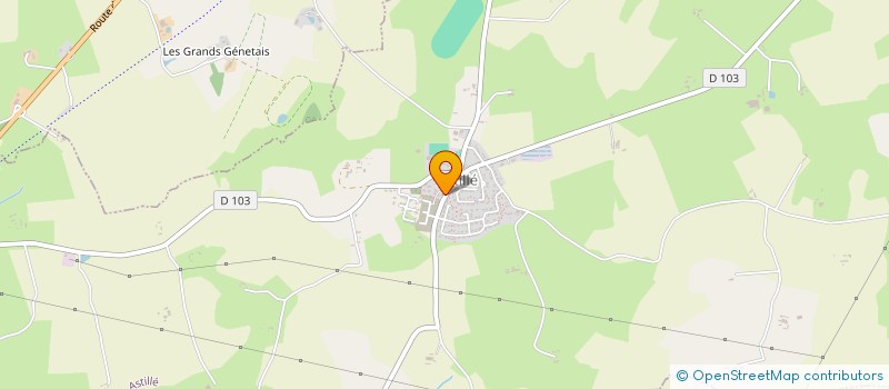 localisation de l'entreprise MONSIEUR BAPTISTE AUPEE  ASTILLE