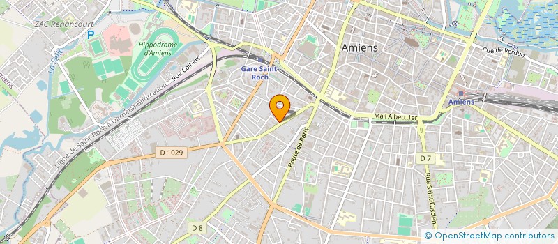 localisation de l'entreprise MONSIEUR BAPTISTE BAKER  AMIENS