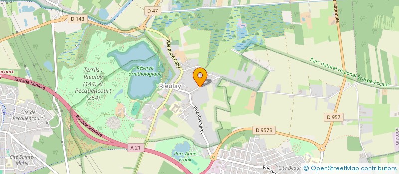 localisation de l'entreprise MONSIEUR BAPTISTE BAPTISTE LACAILLE  RIEULAY