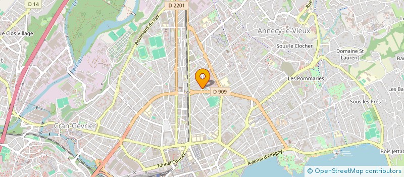 localisation de l'entreprise MONSIEUR BAPTISTE BARLUET DE BEAUCHESNE à ANNECY