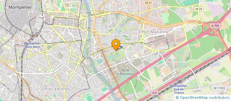 localisation de l'entreprise MONSIEUR BAPTISTE BARRIER à MONTPELLIER