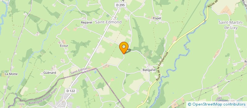 localisation de l'entreprise MONSIEUR BAPTISTE BASSEUIL  SAINT-EDMOND