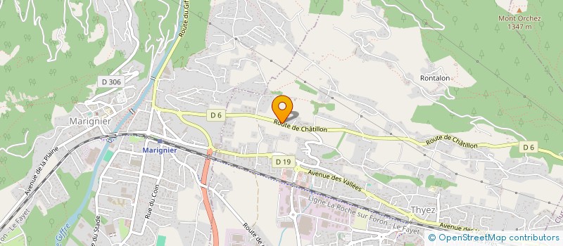 localisation de l'entreprise MONSIEUR BAPTISTE BAUD  THYEZ