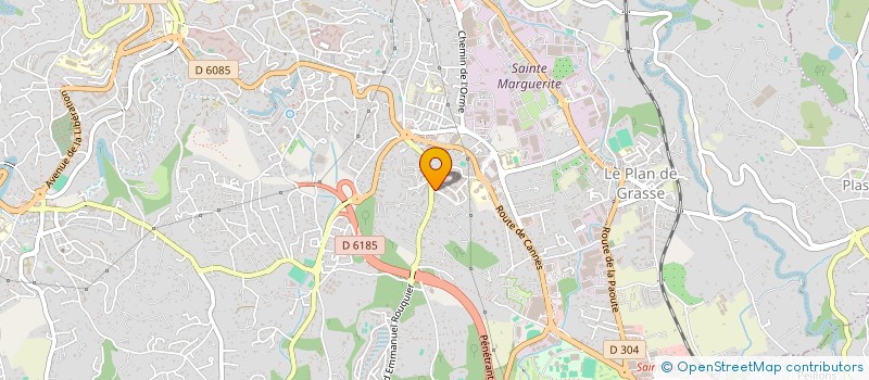 localisation de l'entreprise MONSIEUR BAPTISTE BAUDASSE  GRASSE