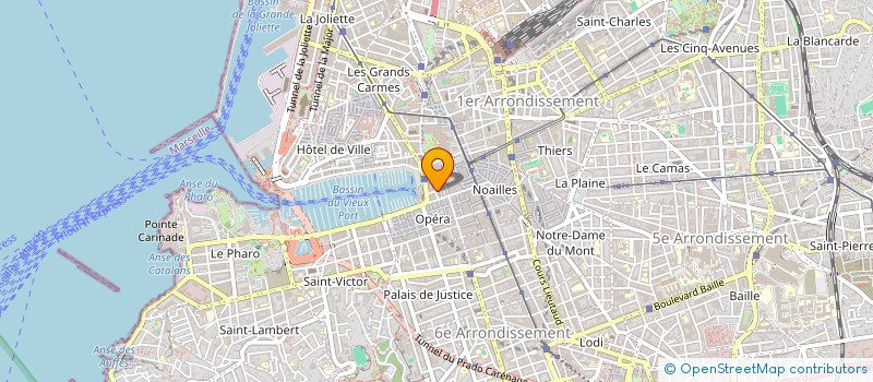 localisation de l'entreprise MONSIEUR BAPTISTE BAUDOIN  MARSEILLE 1ER