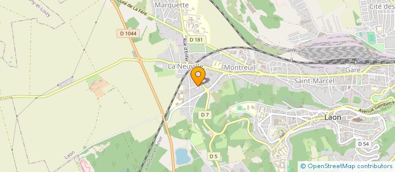 localisation de l'entreprise MONSIEUR BAPTISTE BAUER à LAON