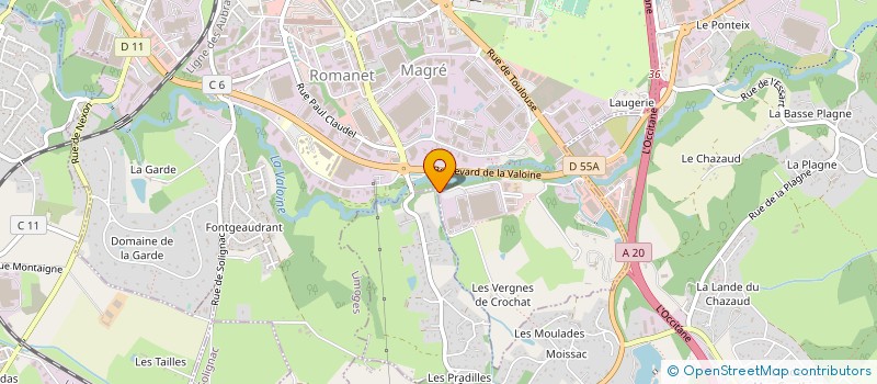 localisation de l'entreprise MONSIEUR BAPTISTE BAUSCH  DONZENAC