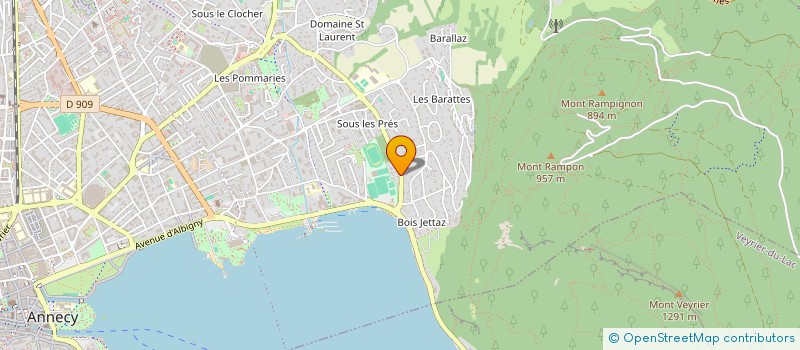 localisation de l'entreprise MONSIEUR BAPTISTE BAYET à ANNECY