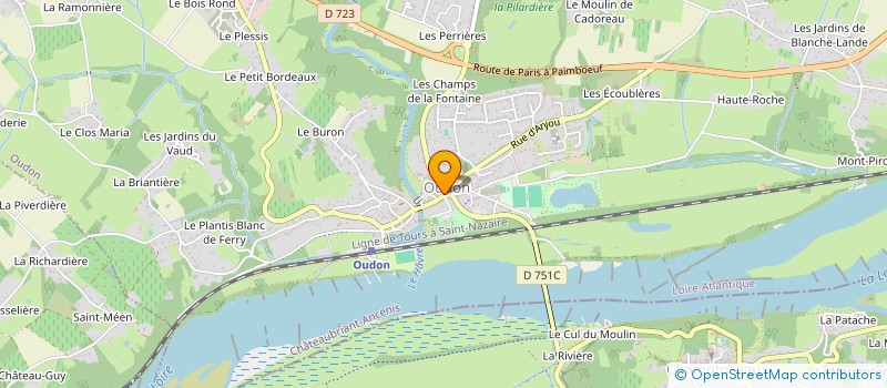 localisation de l'entreprise MONSIEUR BAPTISTE BAZOGE  OUDON