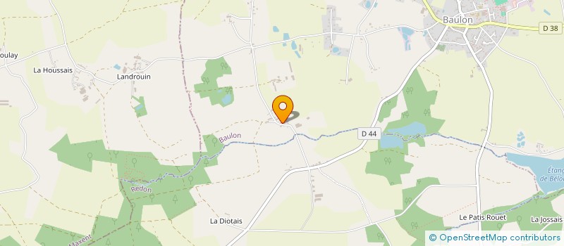 localisation de l'entreprise MONSIEUR BAPTISTE BECEL  BAULON