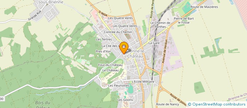 localisation de l'entreprise MONSIEUR BAPTISTE BENARD  BRIENNE-LE-CHATEAU