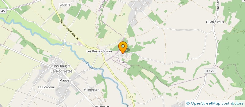 localisation de l'entreprise MONSIEUR BAPTISTE BENAY à LES PINS