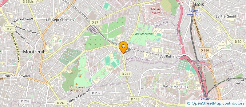 localisation de l'entreprise MONSIEUR BAPTISTE BENEZETH à MONTREUIL