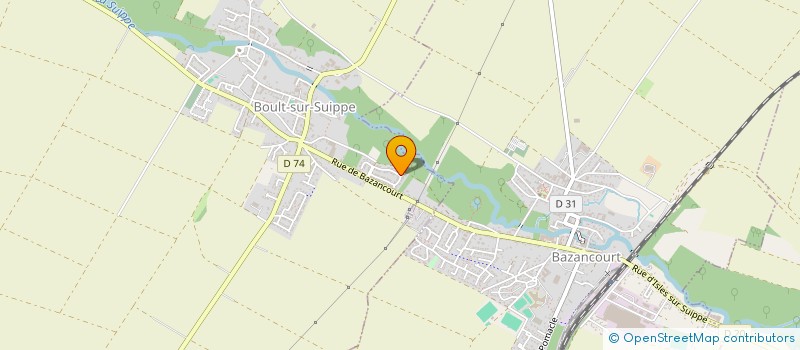 localisation de l'entreprise MONSIEUR BAPTISTE BERGER  BOULT-SUR-SUIPPE