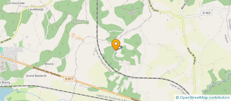 localisation de l'entreprise MONSIEUR BAPTISTE BERGEROT  HABAS