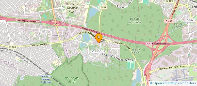 localisation de l'entreprise MONSIEUR BAPTISTE BERGOUGNOUX  EMERAINVILLE