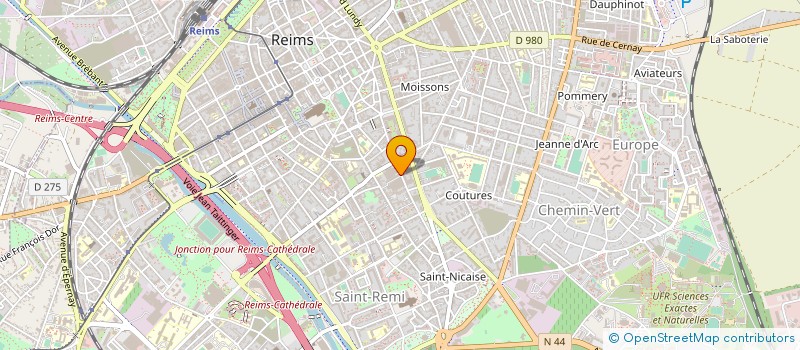 localisation de l'entreprise MONSIEUR BAPTISTE BERRUER  REIMS