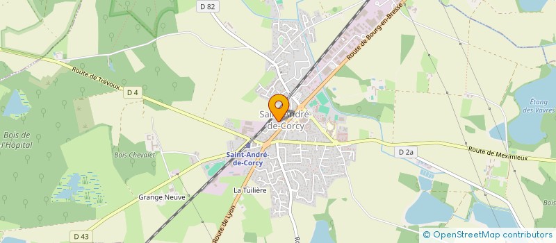 localisation de l'entreprise MONSIEUR BAPTISTE BESSARD  SAINT-ANDRE-DE-CORCY