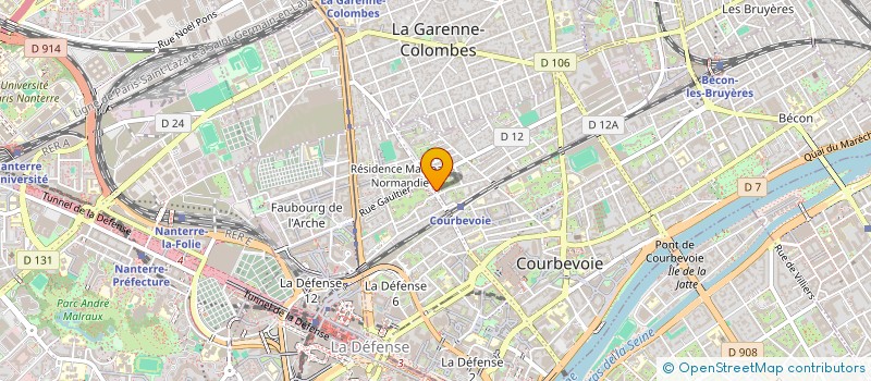 localisation de l'entreprise MONSIEUR BAPTISTE BESSE à COURBEVOIE