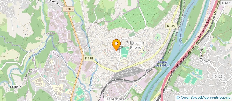 localisation de l'entreprise MONSIEUR BAPTISTE BESSENAY  GRIGNY