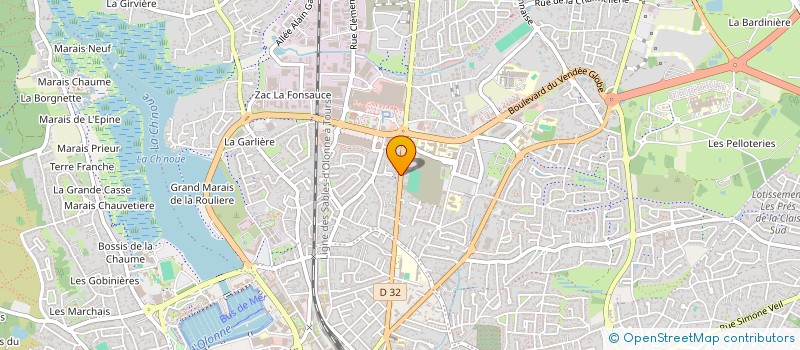 localisation de l'entreprise MONSIEUR BAPTISTE BETREMIEUX à LES SABLES D'OLONNE