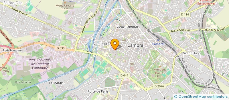 localisation de l'entreprise MONSIEUR BAPTISTE BETREMIEUX  CAMBRAI