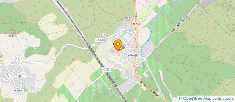 localisation de l'entreprise MONSIEUR BAPTISTE BIDORINI  VERNEGUES