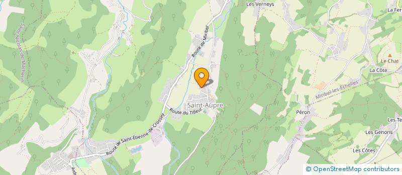 localisation de l'entreprise MONSIEUR BAPTISTE BILLON-GRAND  SAINT-AUPRE