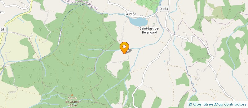 localisation de l'entreprise MONSIEUR BAPTISTE BIZE  ESCUEILLENS-ET-SAINT-JUST-DE-BELENGARD