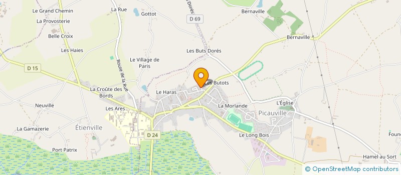 localisation de l'entreprise MONSIEUR BAPTISTE BLAINVILLE  PICAUVILLE