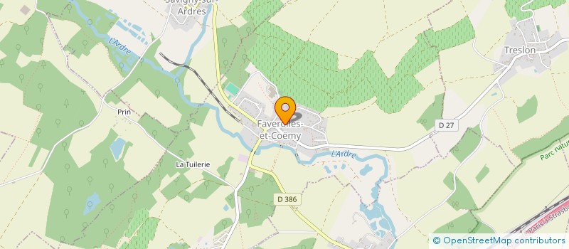 localisation de l'entreprise MONSIEUR BAPTISTE BLANC  COURLANDON