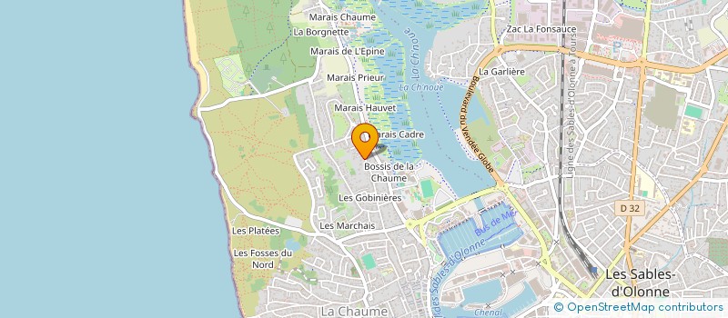 localisation de l'entreprise MONSIEUR BAPTISTE BLANCHARD à LES SABLES D'OLONNE