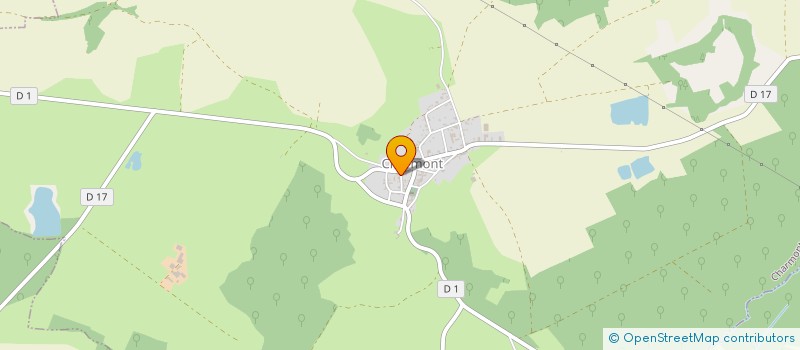 localisation de l'entreprise MONSIEUR BAPTISTE BLAND  CHARMONT