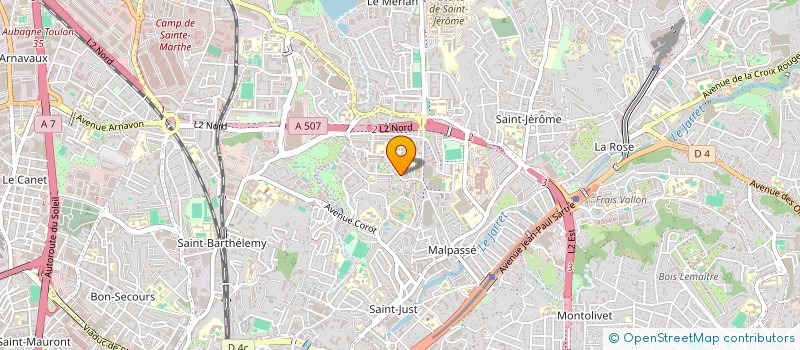 localisation de l'entreprise MONSIEUR BAPTISTE BLAND  MARSEILLE