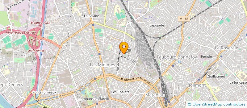 localisation de l'entreprise MONSIEUR BAPTISTE BLANVILAIN  TOULOUSE