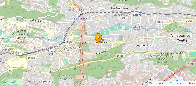 localisation de l'entreprise MONSIEUR BAPTISTE BLASINI à ORSAY