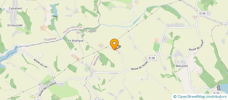 localisation de l'entreprise MONSIEUR BAPTISTE BLAYAC  BELCASTEL