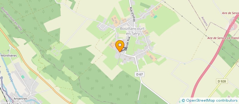 localisation de l'entreprise MONSIEUR BAPTISTE BLONDEL  BOUILLANCOURT-EN-SERY