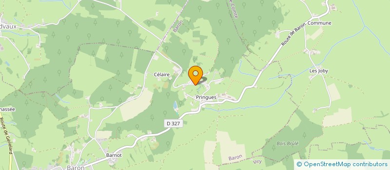 localisation de l'entreprise MONSIEUR BAPTISTE BLONDET  BARON