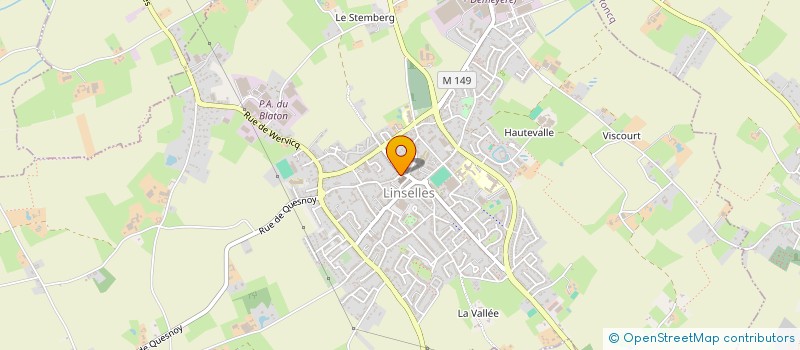 localisation de l'entreprise MONSIEUR BAPTISTE BOGAERT  LINSELLES