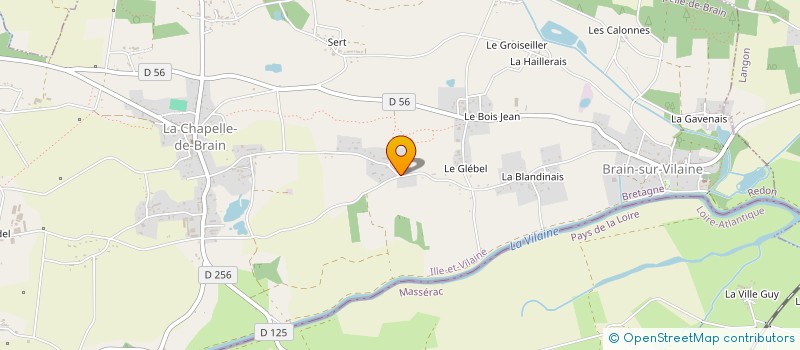 localisation de l'entreprise MONSIEUR BAPTISTE BOISSART  LA CHAPELLE-DE-BRAIN