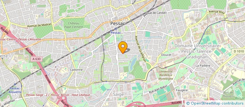 localisation de l'entreprise MONSIEUR BAPTISTE BONEIN  PESSAC