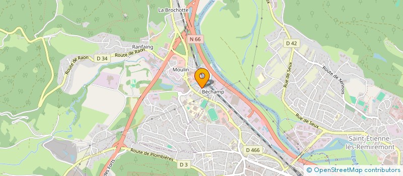 localisation de l'entreprise MONSIEUR BAPTISTE BONNARD  SAINT-NABORD