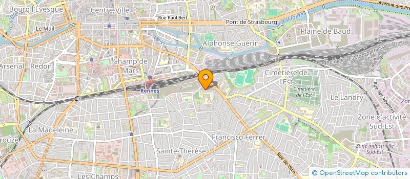 localisation de l'entreprise MONSIEUR BAPTISTE BOUDET  CHANTEPIE