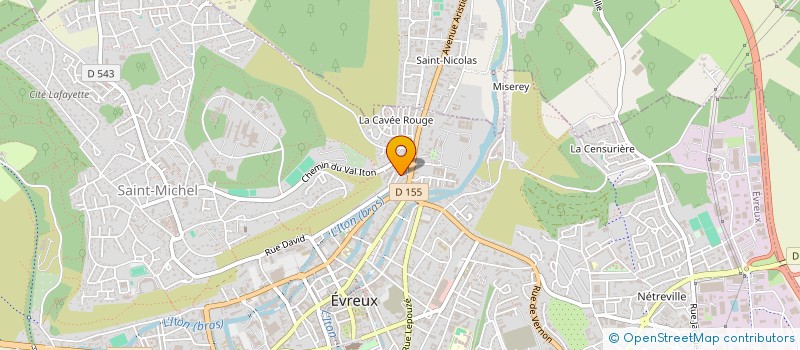 localisation de l'entreprise MONSIEUR BAPTISTE BOUDIN à EVREUX