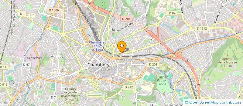 localisation de l'entreprise MONSIEUR BAPTISTE BOULONGNE à CHAMBERY